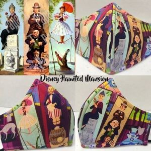 Disney Haunted Mansion Designer adult face mask #1